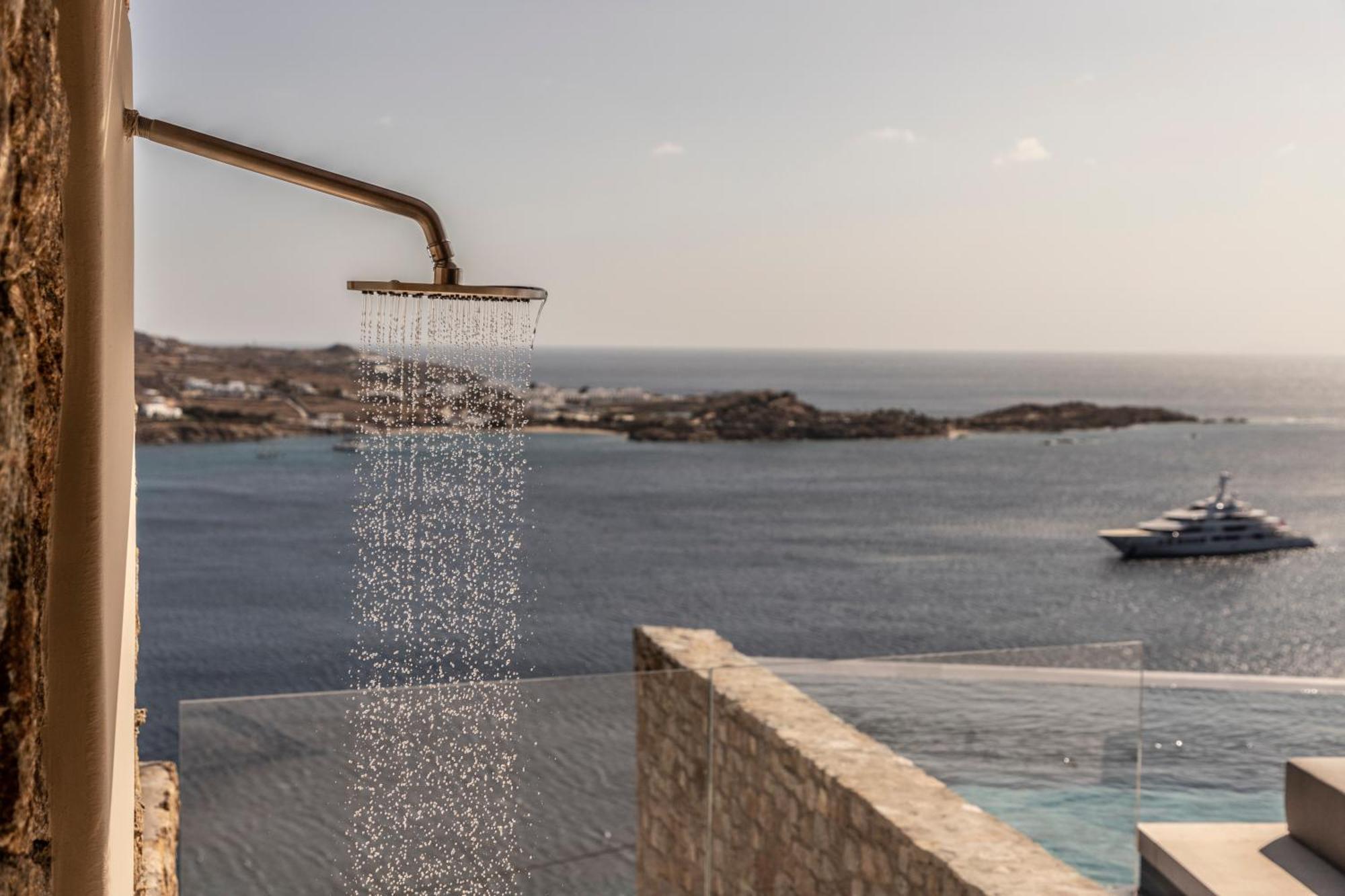 The Skyvilla Mykonos - A Landmark Property With Breathtaking Views Of The Psarou Bay Mykonos Town Экстерьер фото
